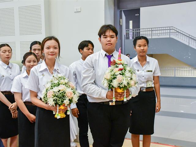 พิธีไหว้ครู วิทยาลัยการศึกษา มหาวิทยาลัยพะเยา ประจำปีการศึกษา 2568