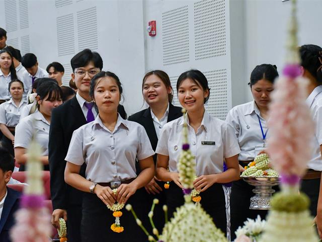 พิธีไหว้ครู วิทยาลัยการศึกษา มหาวิทยาลัยพะเยา ประจำปีการศึกษา 2568