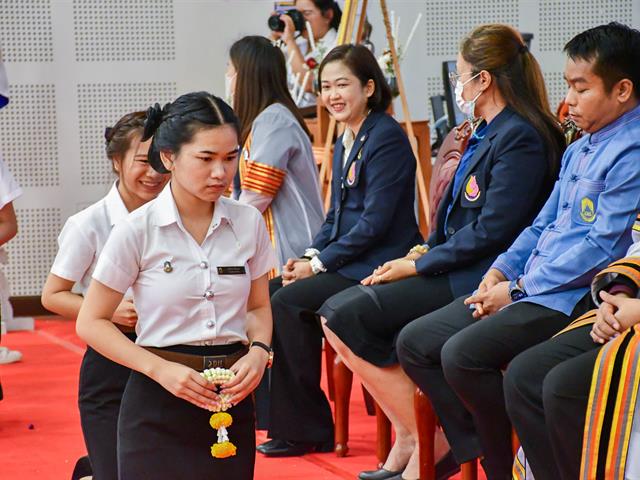 พิธีไหว้ครู วิทยาลัยการศึกษา มหาวิทยาลัยพะเยา ประจำปีการศึกษา 2568