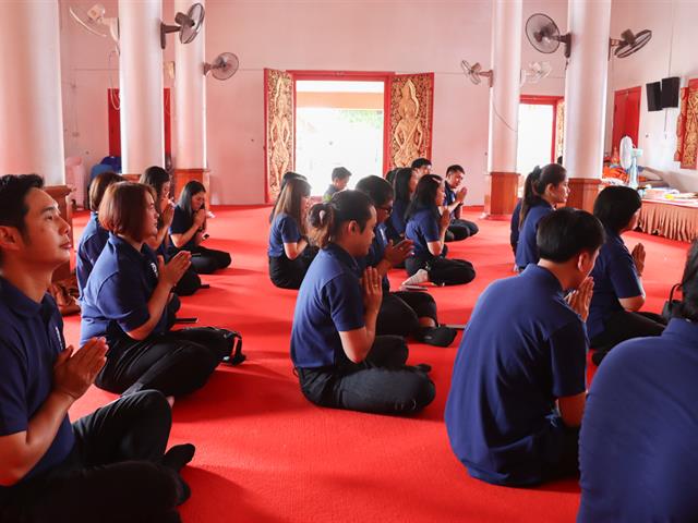 กองแผนงาน ดำเนินโครงการเสริมสร้างความเข้มแข็งด้านคุณธรรมและธรรมาภิบาลในหน่วยงาน และร่วมสืบสานประเพณีถวายเทียนพรรษา