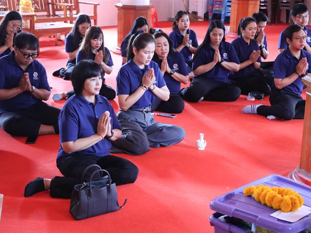 กองแผนงาน ดำเนินโครงการเสริมสร้างความเข้มแข็งด้านคุณธรรมและธรรมาภิบาลในหน่วยงาน และร่วมสืบสานประเพณีถวายเทียนพรรษา