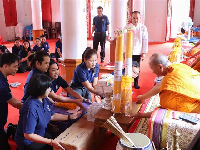 กองแผนงาน ดำเนินโครงการเสริมสร้างความเข้มแข็งด้านคุณธรรมและธรรมาภิบาลในหน่วยงาน และร่วมสืบสานประเพณีถวายเทียนพรรษา