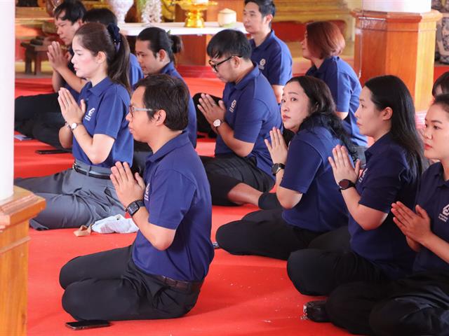 กองแผนงาน ดำเนินโครงการเสริมสร้างความเข้มแข็งด้านคุณธรรมและธรรมาภิบาลในหน่วยงาน และร่วมสืบสานประเพณีถวายเทียนพรรษา