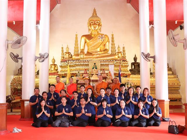 กองแผนงาน ดำเนินโครงการเสริมสร้างความเข้มแข็งด้านคุณธรรมและธรรมาภิบาลในหน่วยงาน และร่วมสืบสานประเพณีถวายเทียนพรรษา