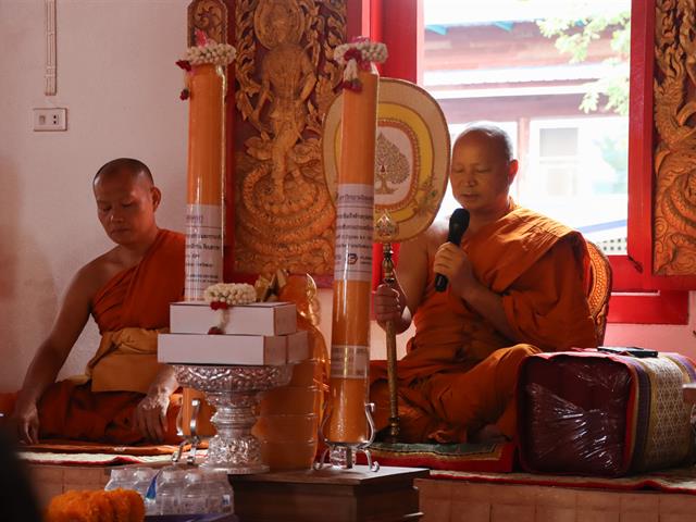 กองแผนงาน ดำเนินโครงการเสริมสร้างความเข้มแข็งด้านคุณธรรมและธรรมาภิบาลในหน่วยงาน และร่วมสืบสานประเพณีถวายเทียนพรรษา