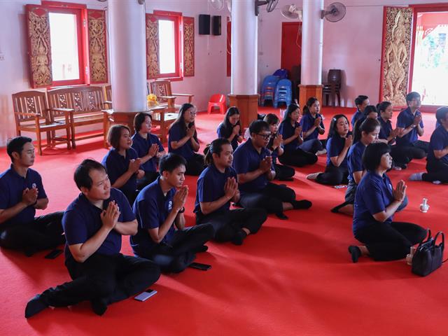 กองแผนงาน ดำเนินโครงการเสริมสร้างความเข้มแข็งด้านคุณธรรมและธรรมาภิบาลในหน่วยงาน และร่วมสืบสานประเพณีถวายเทียนพรรษา