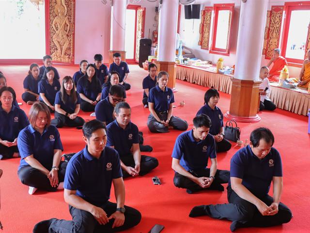 กองแผนงาน ดำเนินโครงการเสริมสร้างความเข้มแข็งด้านคุณธรรมและธรรมาภิบาลในหน่วยงาน และร่วมสืบสานประเพณีถวายเทียนพรรษา
