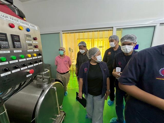 นิสิตวิศวกรรมเครื่องกล ม.พะเยา เยี่ยมชมและศึกษาดูงาน ศูนย์การเรียนรู้พัฒนาต้นแบบผลิตภัณฑ์นวัตกรรมอาหาร