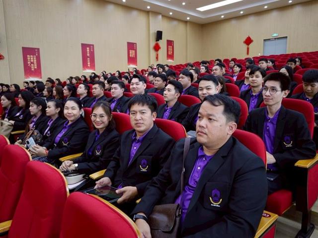 นิสิตบริหารการศึกษาวิทยาเขตเชียงรายและวิทยาลัยการศึกษา ศึกษาดูงาน ณ สาธารณรัฐประชาชนจีน