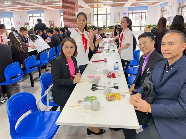 นิสิตบริหารการศึกษาวิทยาเขตเชียงรายและวิทยาลัยการศึกษา ศึกษาดูงาน ณ สาธารณรัฐประชาชนจีน