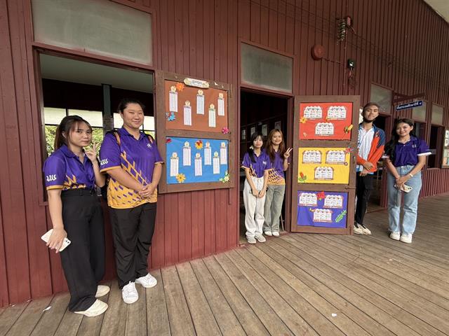 School of Education visited the area to set up a learning exhibition board and provided teaching materials at the Bettydumen Border Patrol Police School, Phayao 