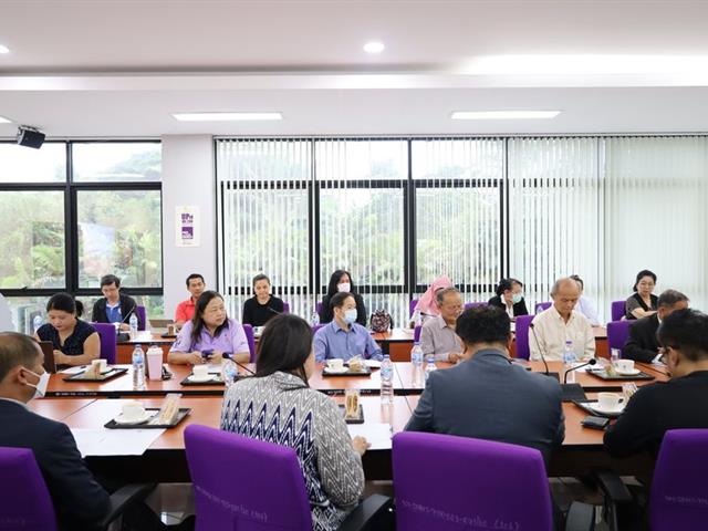 วิทยาเขตเชียงราย ให้บริการสถานที่ประชุมแก่ศึกษาธิการ จ.เชียงราย