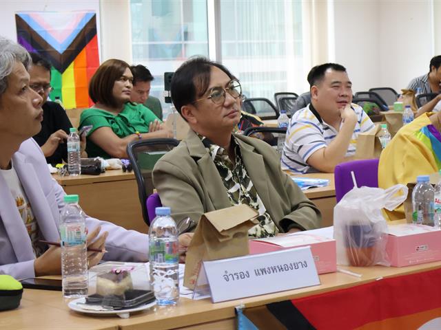 ปริญญาโท สาขาวิชาการจัดการการท่องเที่ยว โรงแรม และธุรกิจบริการ ร่วมกับ Mr. Gay Universe Thailand 2025 การนำเสนอ “โครงการรณรงค์เพื่อสังคม LGBTQ+” ณ วิทยาลัยการจัดการ มหาวิทยาลัยพะเยา