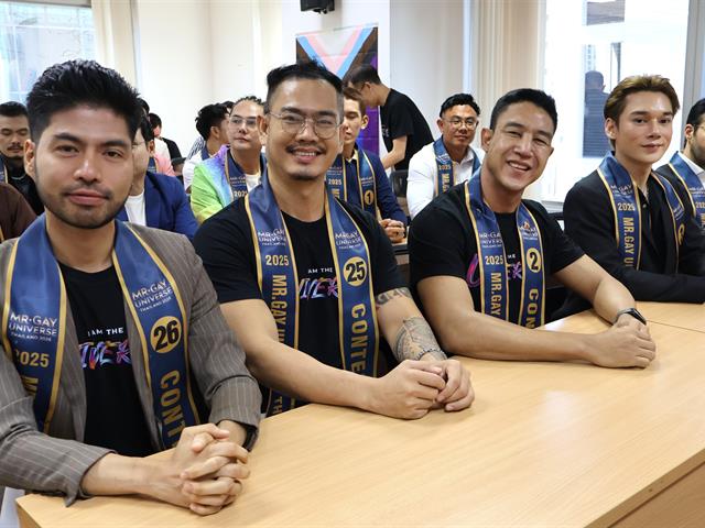 ปริญญาโท สาขาวิชาการจัดการการท่องเที่ยว โรงแรม และธุรกิจบริการ ร่วมกับ Mr. Gay Universe Thailand 2025 การนำเสนอ “โครงการรณรงค์เพื่อสังคม LGBTQ+” ณ วิทยาลัยการจัดการ มหาวิทยาลัยพะเยา