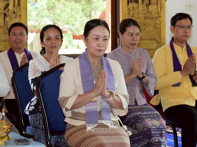 มหาวิทยาลัยพะเยา สืบสานประเพณีถวายเทียนพรรษา เนื่องในเทศกาลวันเข้าพรรษา ประจำปี 2568