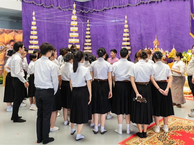 คณะศิลปศาสตร์เข้าร่วมพิธีตักน้ำเจริญพระพุทธมนต์น้ำสรงพระธาตุจอมทอง