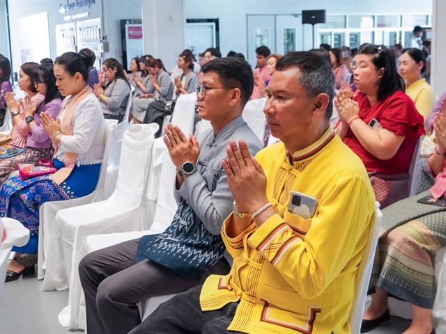 วิทยาลัยการศึกษา เข้าร่วมพิธีตักน้ำเจริญพระพุทธมนต์น้ำสรงพระธาตุจอมทอง