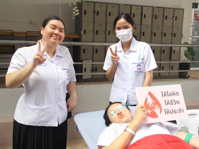 การรับบริจาคโลหิตเนื่องในวันเทคนิคการแพทย์ไทย ประจำปี 2568