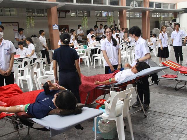 การรับบริจาคโลหิตเนื่องในวันเทคนิคการแพทย์ไทย ประจำปี 2568