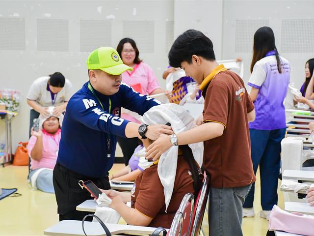 วิทยาลัยการศึกษา ดำเนินการจัดกิจกรรมการปฐมพยาบาลเบื้องต้นและการช่วยชีวิตขั้นพื้นฐาน (CPR) และการส่งเสริมการประกอบอาชีพเสริม/การเป็นผู้ประกอบการ
