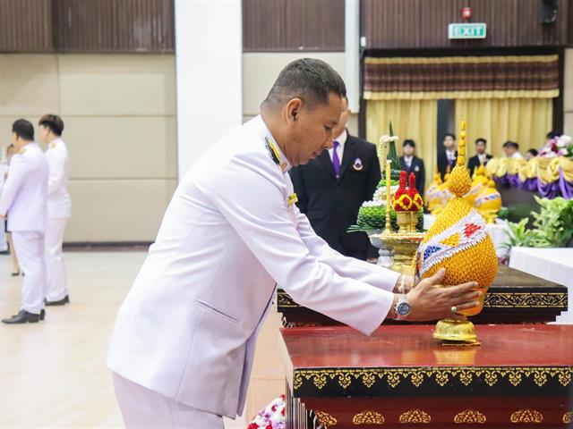 วิทยาลัยการศึกษา เข้าร่วมพิธีวันสถาปนามหาวิทยาลัยพะเยา ครบรอบ 15 ปี