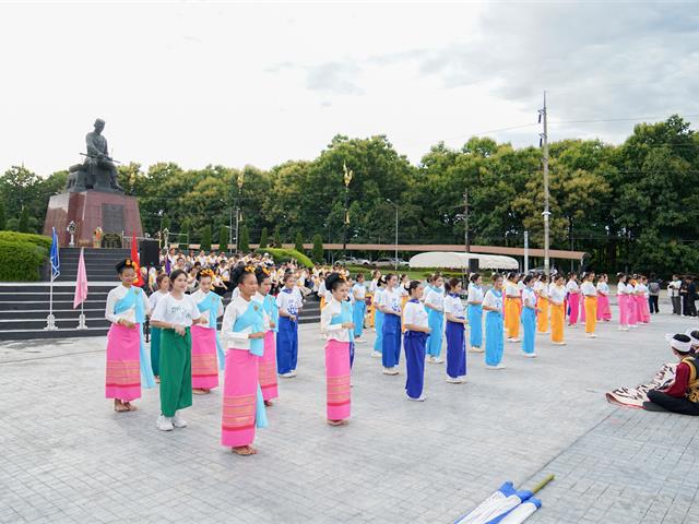 ศูนย์สิ่งแวดล้อมและการจัดการที่ยั่งยืน มหาวิทยาลัยพะเยา ร่วมประเพณีเดินขึ้น ม. ประจำปี 2568