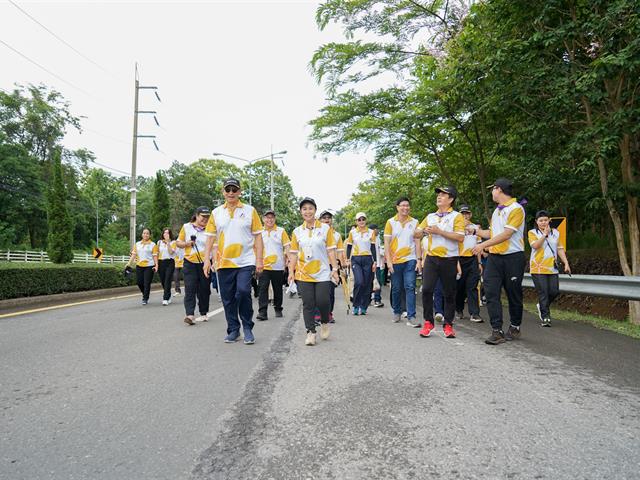 ศูนย์สิ่งแวดล้อมและการจัดการที่ยั่งยืน มหาวิทยาลัยพะเยา ร่วมประเพณีเดินขึ้น ม. ประจำปี 2568