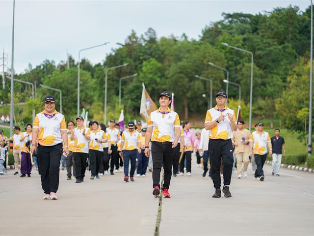 ศูนย์สิ่งแวดล้อมและการจัดการที่ยั่งยืน มหาวิทยาลัยพะเยา ร่วมประเพณีเดินขึ้น ม. ประจำปี 2568