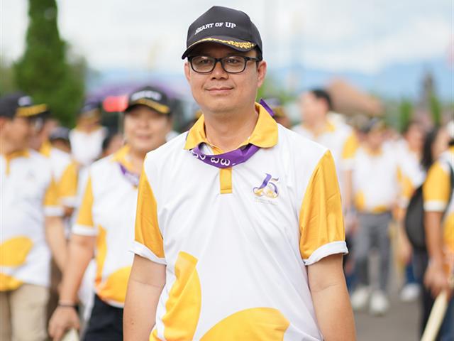 ศูนย์สิ่งแวดล้อมและการจัดการที่ยั่งยืน มหาวิทยาลัยพะเยา ร่วมประเพณีเดินขึ้น ม. ประจำปี 2568