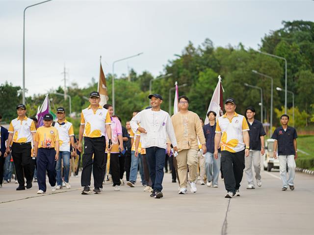 ศูนย์สิ่งแวดล้อมและการจัดการที่ยั่งยืน มหาวิทยาลัยพะเยา ร่วมประเพณีเดินขึ้น ม. ประจำปี 2568
