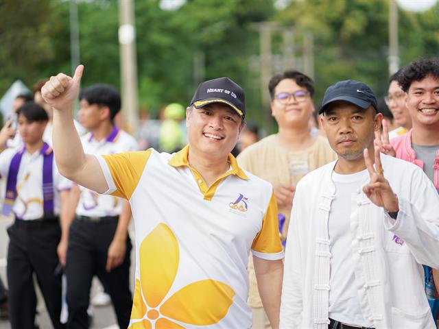 ศูนย์สิ่งแวดล้อมและการจัดการที่ยั่งยืน มหาวิทยาลัยพะเยา ร่วมประเพณีเดินขึ้น ม. ประจำปี 2568