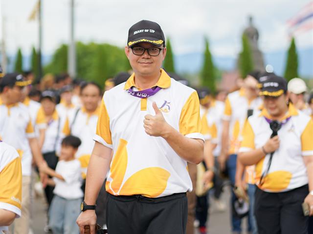 ศูนย์สิ่งแวดล้อมและการจัดการที่ยั่งยืน มหาวิทยาลัยพะเยา ร่วมประเพณีเดินขึ้น ม. ประจำปี 2568