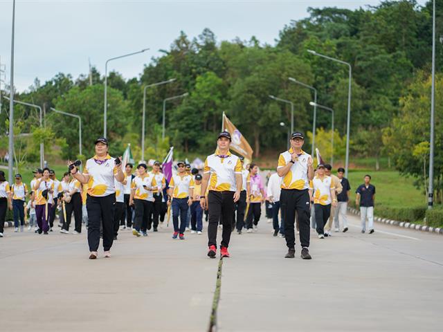ศูนย์สิ่งแวดล้อมและการจัดการที่ยั่งยืน มหาวิทยาลัยพะเยา ร่วมประเพณีเดินขึ้น ม. ประจำปี 2568
