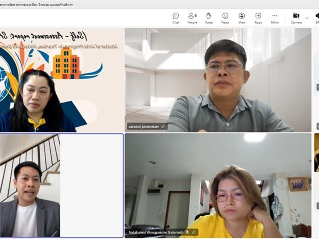 วิทยาลัยการจัดการ หลักสูตรศิลปศาสตรมหาบัณฑิต สาขาวิชาการจัดการการท่องเที่ยว โรงแรม และธุรกิจบริการ รับการประเมินคุณภาพการศึกษาภายในระดับหลักสูตร (AUN QA) ประจำปีการศึกษา 2567