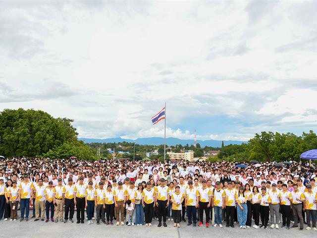 วิทยาลัยการศึกษา เข้าร่วมประเพณีเดินเข้า ม. มหาวิทยาลัยพะเยา ประจำปี 2568