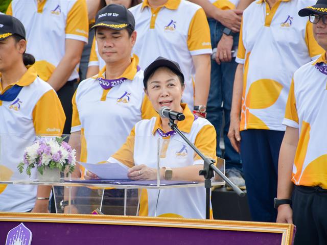 วิทยาลัยการศึกษา เข้าร่วมประเพณีเดินเข้า ม. มหาวิทยาลัยพะเยา ประจำปี 2568