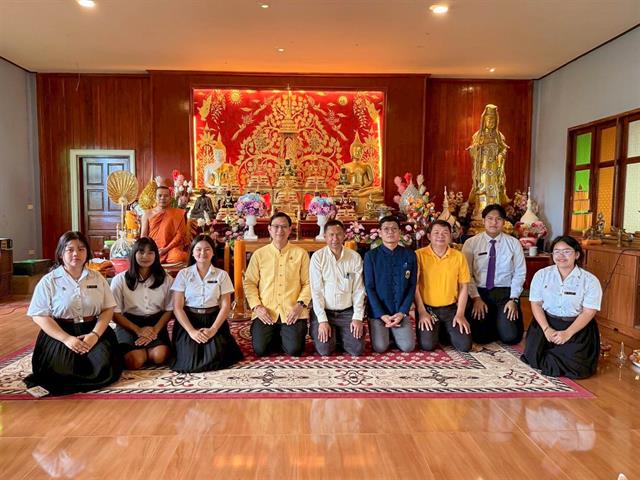 วิทยาลัยการศึกษา ถวายเทียนพรรษา สืบสานพุทธประเพณี เนื่องในเทศกาลเข้าพรรษา