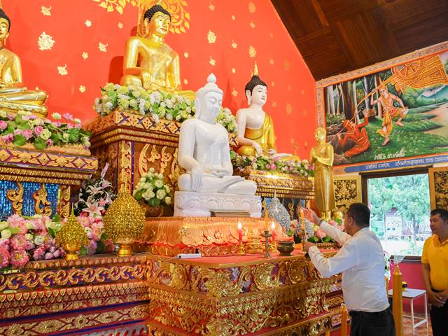 วิทยาลัยการศึกษา ถวายเทียนพรรษา สืบสานพุทธประเพณี เนื่องในเทศกาลเข้าพรรษา