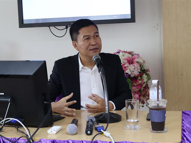 หลักสูตรการศึกษามหาบัณฑิต สาขาวิชาการบริหารการศึกษา จัดบรรยายพิเศษเรื่อง “การพัฒนากฎหมายการศึกษาเพื่อบูรณาการความร่วมมือของชุมชนในการจัดการศึกษา”