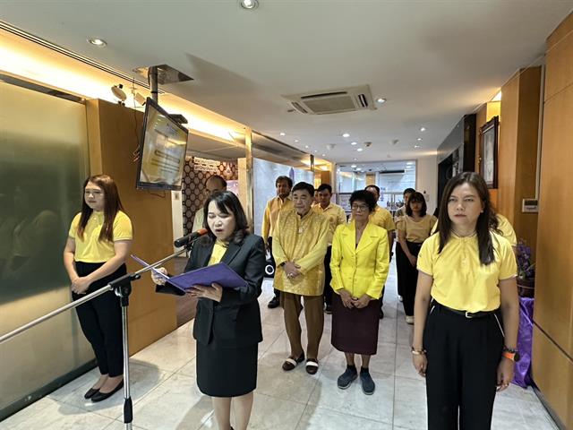 วิทยาลัยการจัดการ จัดพิธีถวายราชสดุดีเฉลิมพระเกียรติและถวายพระพรชัยมงคล พระบาทสมเด็จพระเจ้าอยู่หัว  28 กรกฎาคม 2568