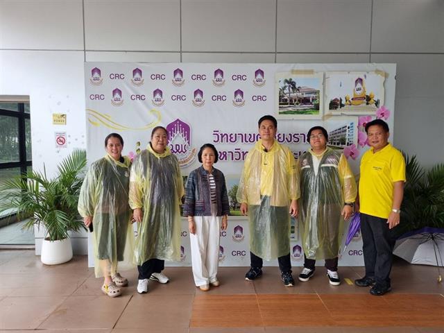 ผู้บริหาร ม.พะเยา ตรวจเยี่ยมและวางแผนการเฝ้าระวังน้ำล้นตลิ่ง ณ วิทยาเขตเชียงราย และพื้นที่การเรียนรู้สุขภาวะชุมชน ม.พะเยา