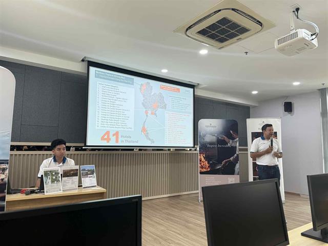 คณะศิลปศาสตร์ให้การต้อนรับโรงแรมอนันตราเชียงใหม่รีสอร์ท เพื่อประชาสัมพันธ์การเปิดรับสมัครนักศึกษาฝึกงาน