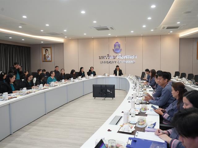 กองกลาง ม.พะเยา ต้อนรับคณะศึกษาดูงาน จากมหาวิทยาลัยแม่โจ้