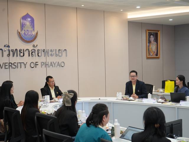 กองกลาง ม.พะเยา ต้อนรับคณะศึกษาดูงาน จากมหาวิทยาลัยแม่โจ้