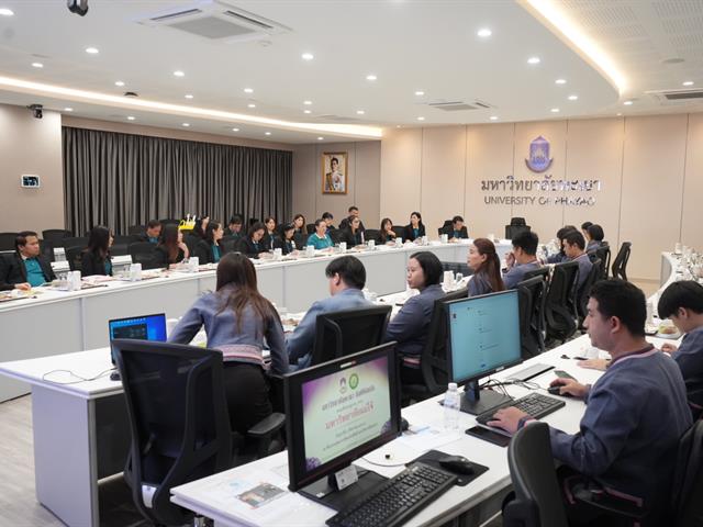 กองกลาง ม.พะเยา ต้อนรับคณะศึกษาดูงาน จากมหาวิทยาลัยแม่โจ้