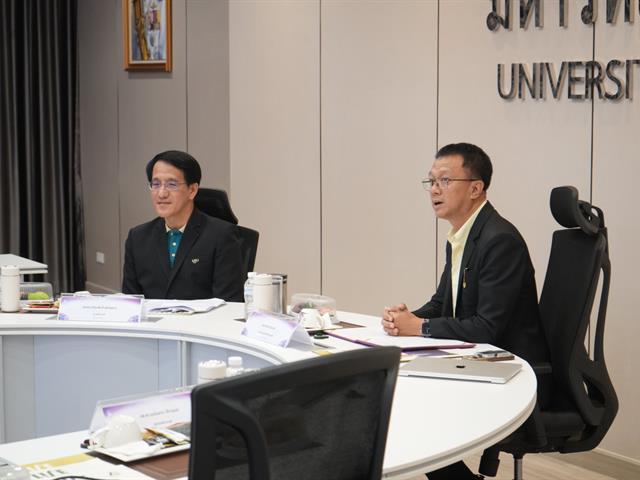 กองกลาง ม.พะเยา ต้อนรับคณะศึกษาดูงาน จากมหาวิทยาลัยแม่โจ้