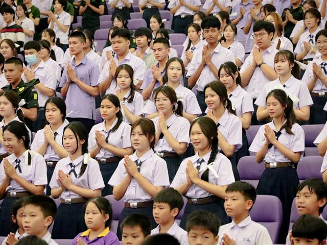 พิธีไหว้ครูโรงเรียนสาธิตมหาวิทยาลัยพะเยา