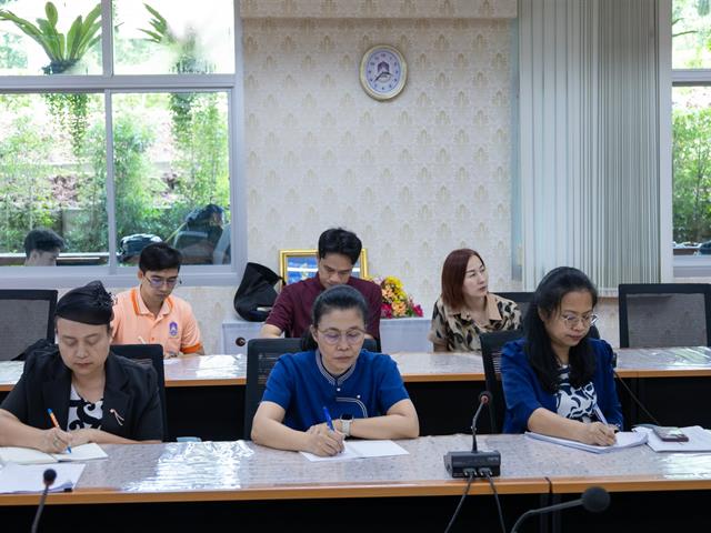 คณะศิลปศาสตร์รับการตรวจประเมินการประกันคุณภาพการศึกษาภายใน ระดับหลักสูตร ประจำปีการศึกษา 2567 เพิ่มเติม 5 หลักสูตร