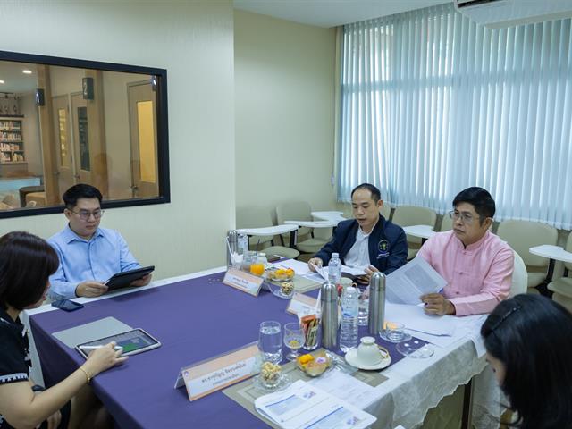 คณะศิลปศาสตร์รับการตรวจประเมินการประกันคุณภาพการศึกษาภายใน ระดับหลักสูตร ประจำปีการศึกษา 2567 เพิ่มเติม 5 หลักสูตร