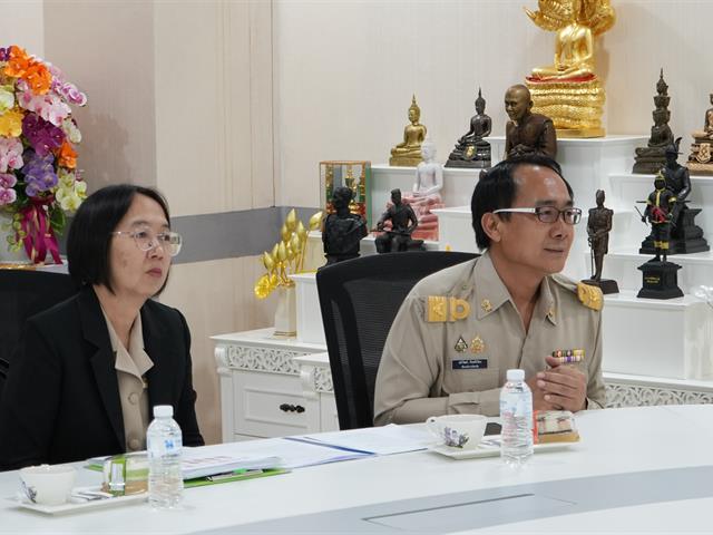 อธิการบดีมหาวิทยาลัยพะเยา ต้อนรับ ศึกษาธิการจังหวัดพะเยา  หารือแนวทางการจัดการศึกษาในด้านธนาคารหน่วยกิต